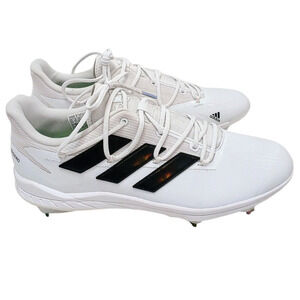 Adidas Baseball Cleats Adizero Afterburner Men's Sz 14 White w Black BRAND NEW